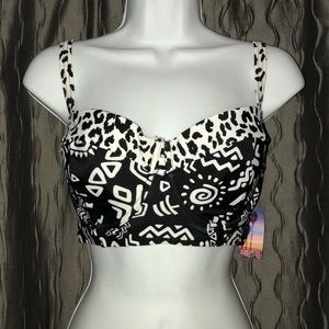 NWT Bralette Bikini Swim Top